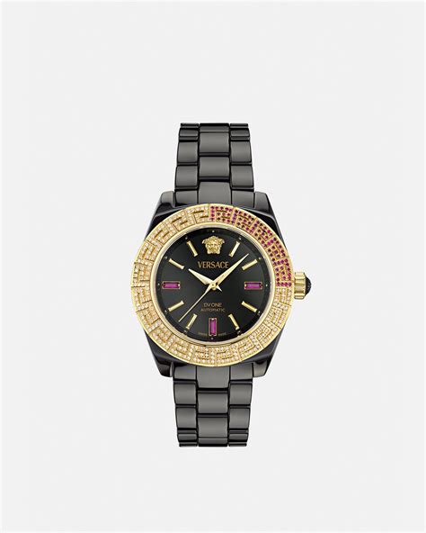 versace dv2886581|DV One Automatic Diamond Watch .